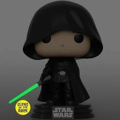 Funko Star Wars The Mandalorian - Luke Skywalker Glow-in-the-Dark Exclusive POP! Vinyl Figure Funko Items