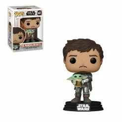 Funko Funko Items Star Wars The Mandalorian - The Mandalorian Mando Holding Grogu POP! Vinyl Figure
