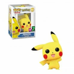 Funko Pokémon - Pikachu (Waving) Flocked Exclusive POP! Vinyl Figure Funko Items