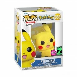 Funko PokΓ©mon - Pikachu (Waving) Flocked Exclusive POP! Vinyl Figure Funko Items