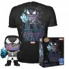 Funko POP Tees - Glow-In-The-Dark Venomized Thanos Pop With Tee Exclusive Funko Items