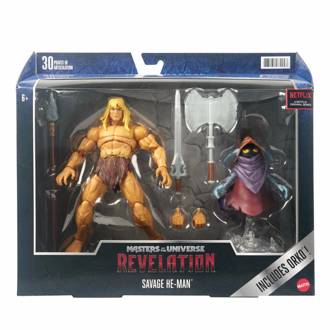 Mattel Masters Of The Universe Masterverse Revelation Deluxe Series - Savage He-Man