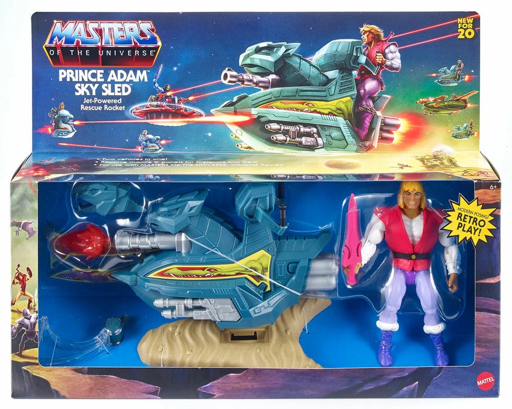 Mattel Masters Of The Universe Origins Vehicles - Prince Adam Sky Sled