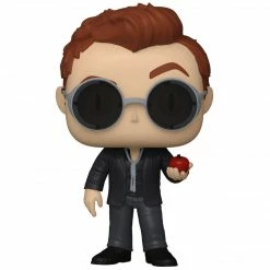 Funko Good Omens - Crowley /w Apple Pop! Vinyl Figure Funko Items