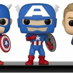 Funko Marvel Year Of The Shield - Captain America: Through The Ages Exclusive Pop! Vinyl 5-Pack Figures Funko Items