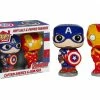 Funko Marvel Universe Captain America And Iron Man Pop! Vinyl Salt & Pepper Shaker Set Funko Items
