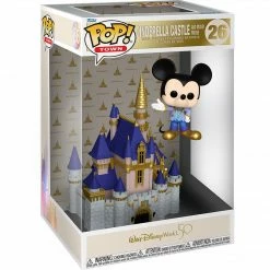 Funko Pop Town - Walt Disney World 50th Cinderella Castle /w Mickey Pop! Vinyl Funko Items