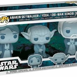 Funko Star Wars - Across The Galaxy Force Ghost Glow-In-The-Dark (Endor) 3-Pack Exclusive Pop! Vinyl Figures