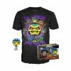 Funko POP Tees - Masters Of The Universe Evil-Lyn Glow-In-The-Dark Pop With Tee Exclusive