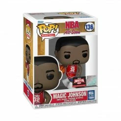 Funko NBA Legends - 1986 All-Star Magic Johnson (Red Jersey) Exclusive Pop! Vinyl Figure