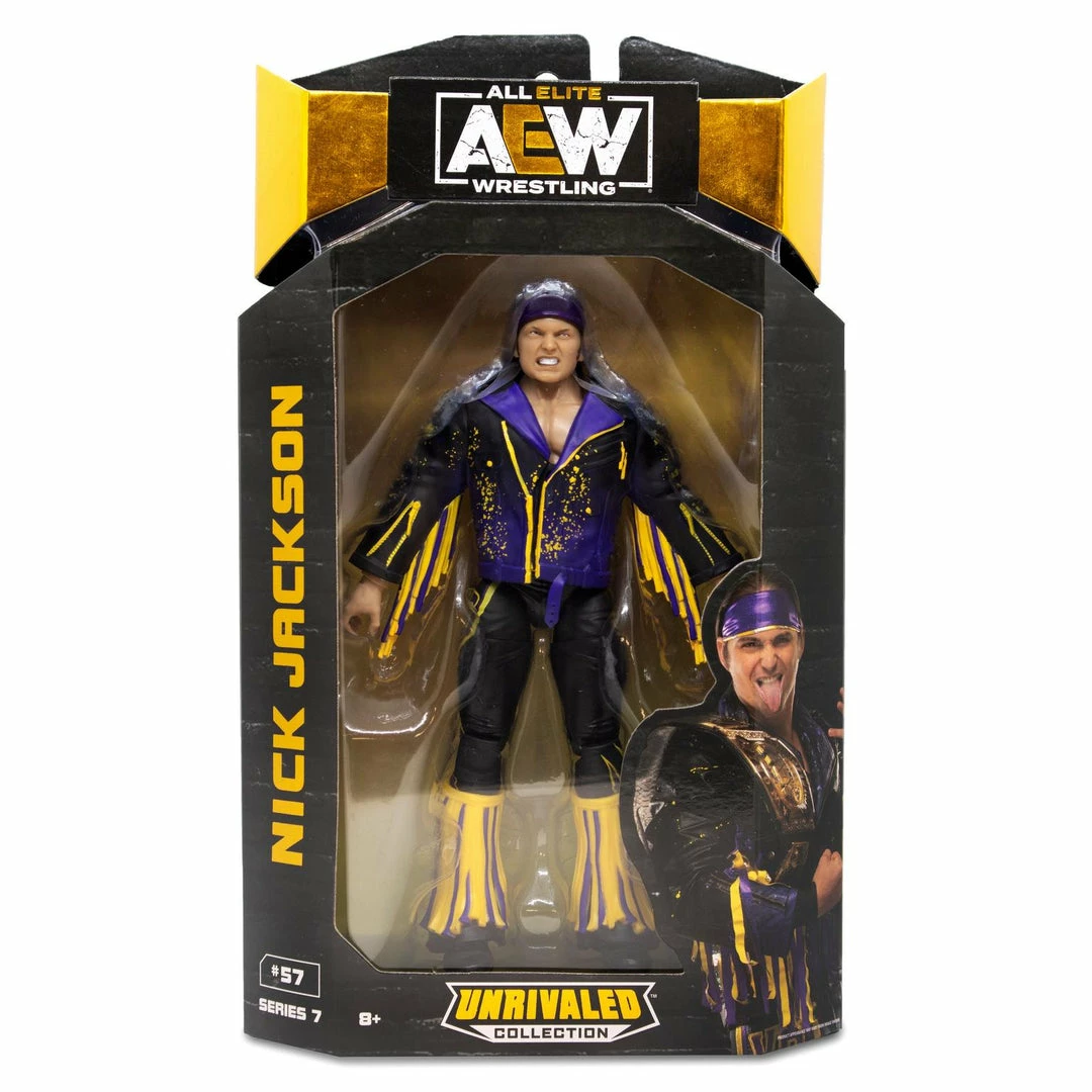 Jazwares New Arrivals AEW Unrivaled Series 7 - Nick Jackson
