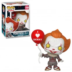 Funko IT: Chapter Two (2019) - Pennywise (/w Derby Balloon) Pop! Vinyl Figure