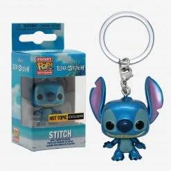 Funko Lilo & Stitch - Stitch (Metallic) Exclusive Pocket Pop Keychain