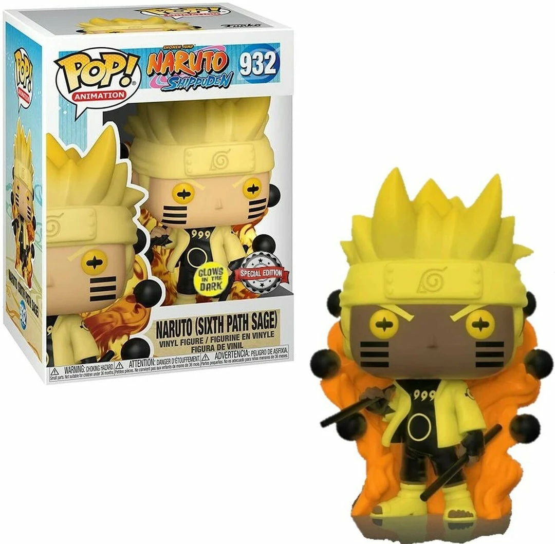 Funko Naruto Shippuden - Naruto (Sixth Path Sage) Specialty Series Exclusive POP! Vinyl Figure Funko Items