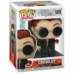 Funko Good Omens - Crowley /w Apple Pop! Vinyl Figure Funko Items