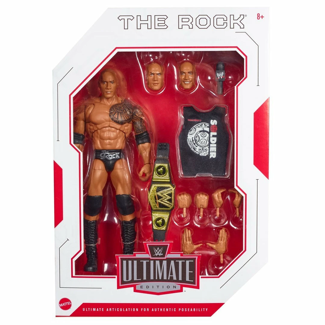 Mattel WWE Ultimate Edition Series 10 - The Rock New Arrivals