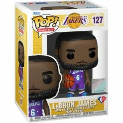 Funko NBA - Lakers Lebron James (Purple Jersey) Pop! Vinyl Figure