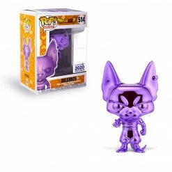 Funko Dragonball Super - Beerus Purple Chrome Exclusive Pop! Vinyl Figure