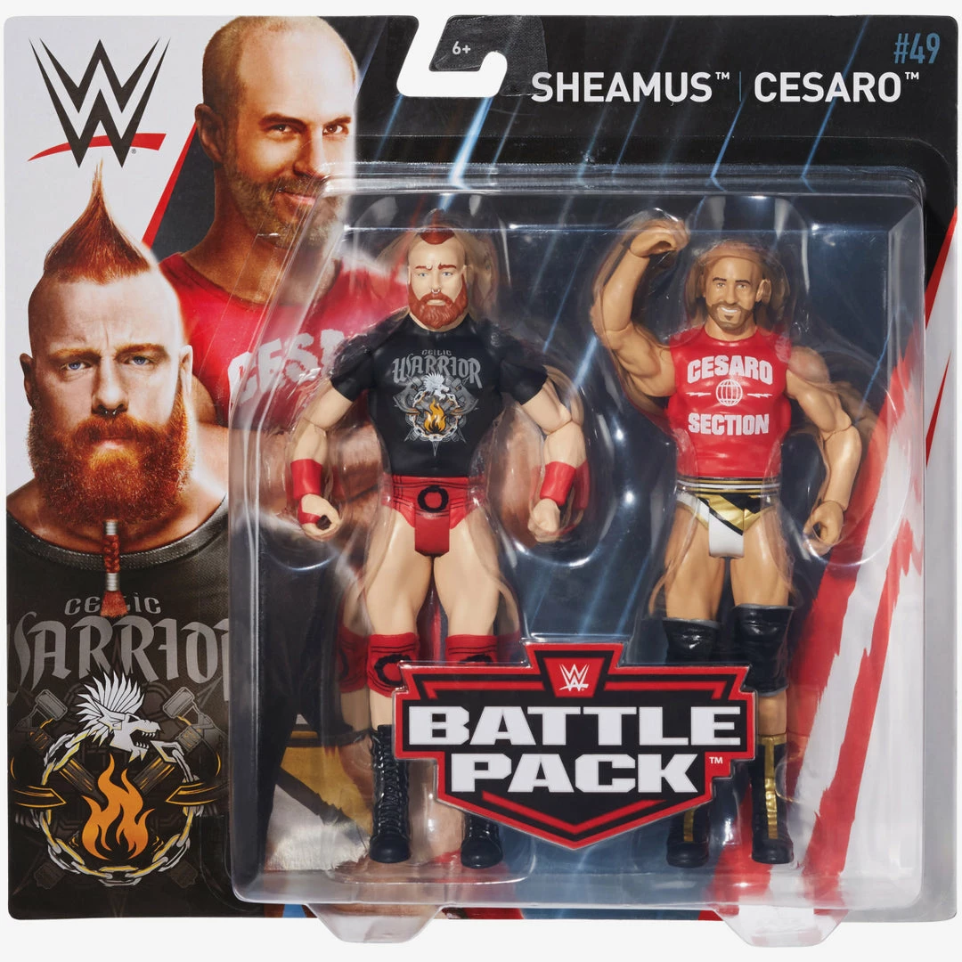 Mattel WWE Battle Pack Series 49 - Sheamus And Cesaro (The Bar) New Arrivals