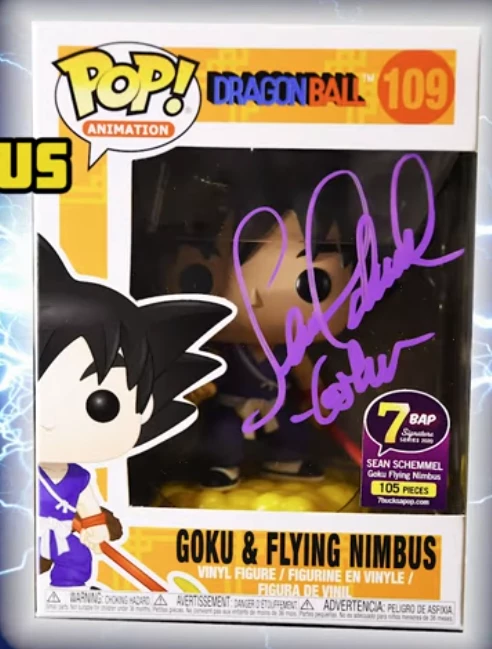 Funko Dragonball - Goku & Flying Nimbus Autographed Pop! Vinyl Figure