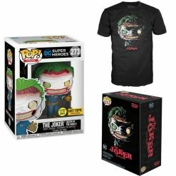 Funko POP Tees - The Joker: Death Of The Family Glow-In-The-Dark Joker Pop With Tee Exclusive
